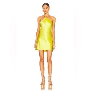 Cult Gaia Minna Dress in Tahdig Yellow NWT